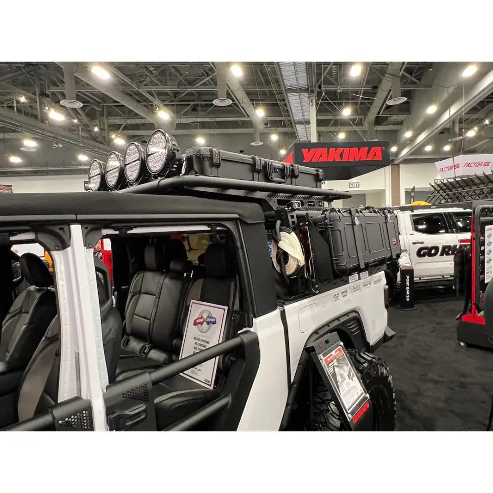 GO Rhino Foam Lined Interior Protects Table Roof Rack Accessory Mounting Bracket 5950075T - 75 Cab Overhang