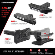 GO Rhino Integrated Handle Truck Step HS3012T - HS-30 Hitch