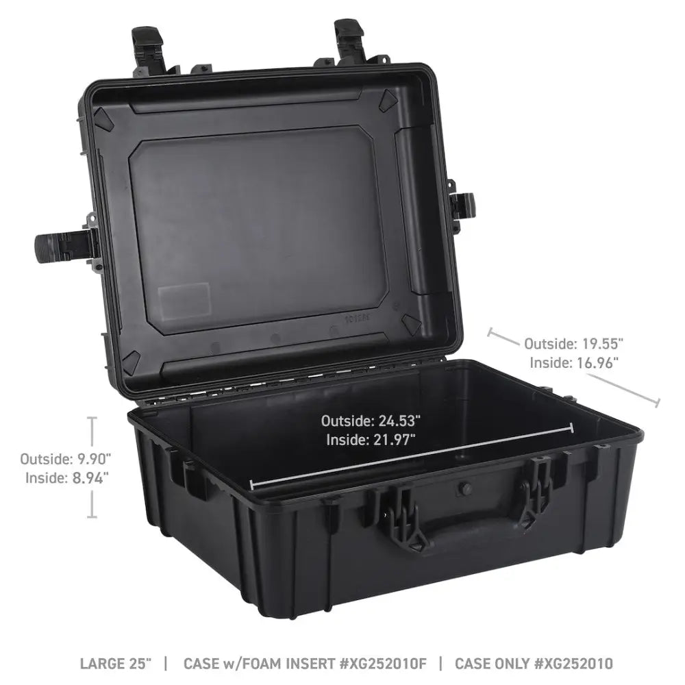GO Rhino Limited Lifetime Warranty Dry Box XG252010F - Xventure Gear Hard Case Foam
