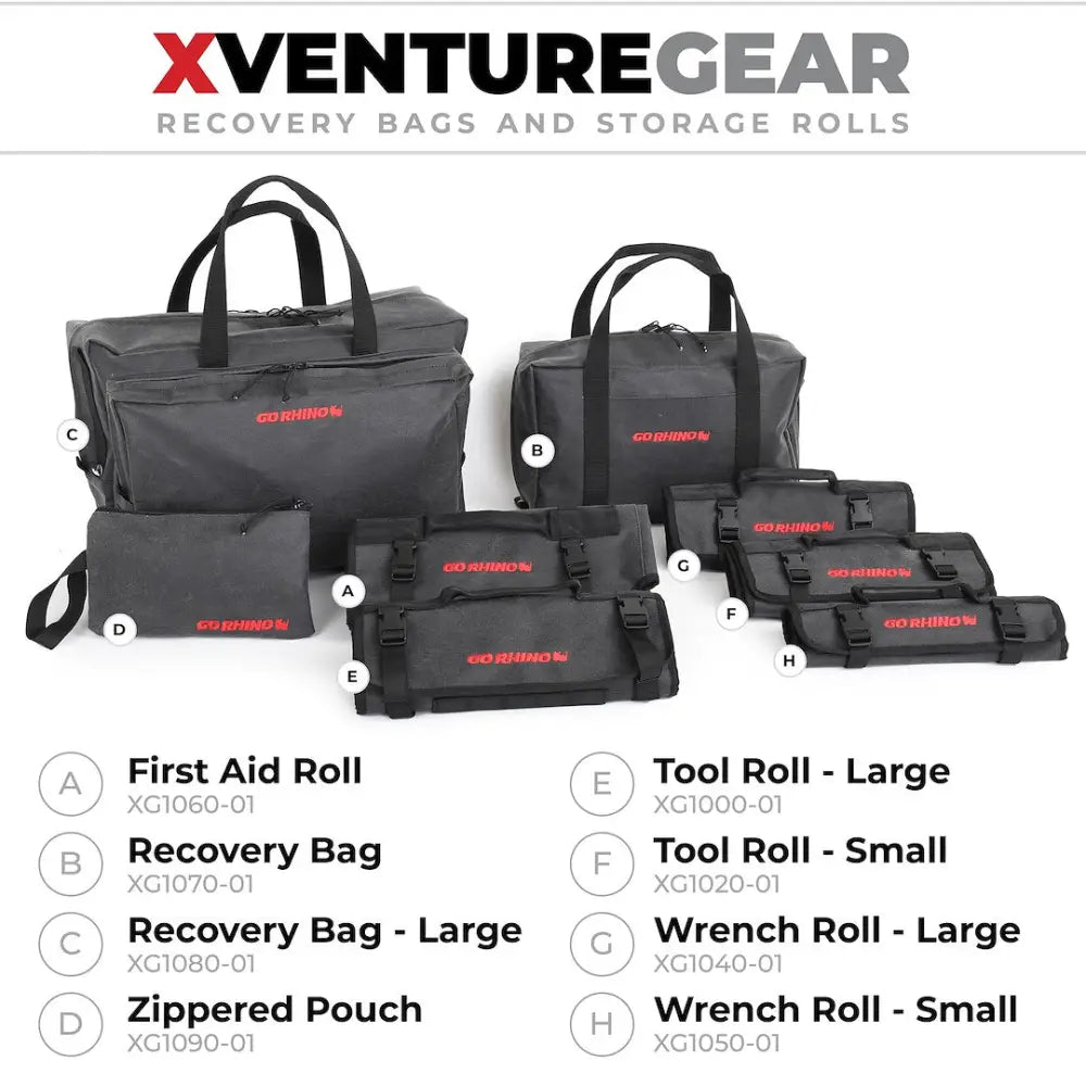 GO Rhino Limited Lifetime Warranty Gear Bag XG1000-01 - Large Xventure Tool Roll