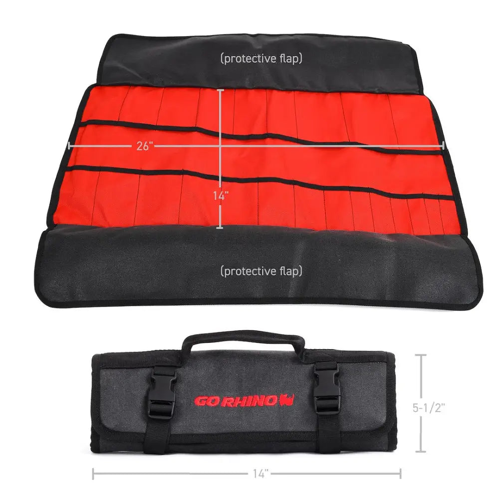 GO Rhino Limited Lifetime Warranty Gear Bag XG1040-01 - Large Xventure Gear-Tool Wrench Roll