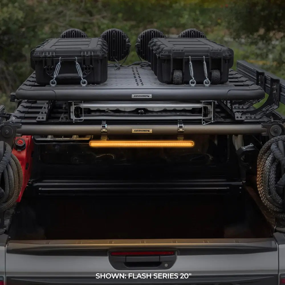 GO Rhino Limited Lifetime Warranty Light Bar 750002014CBS - Flash Series Lights 20 Single MU