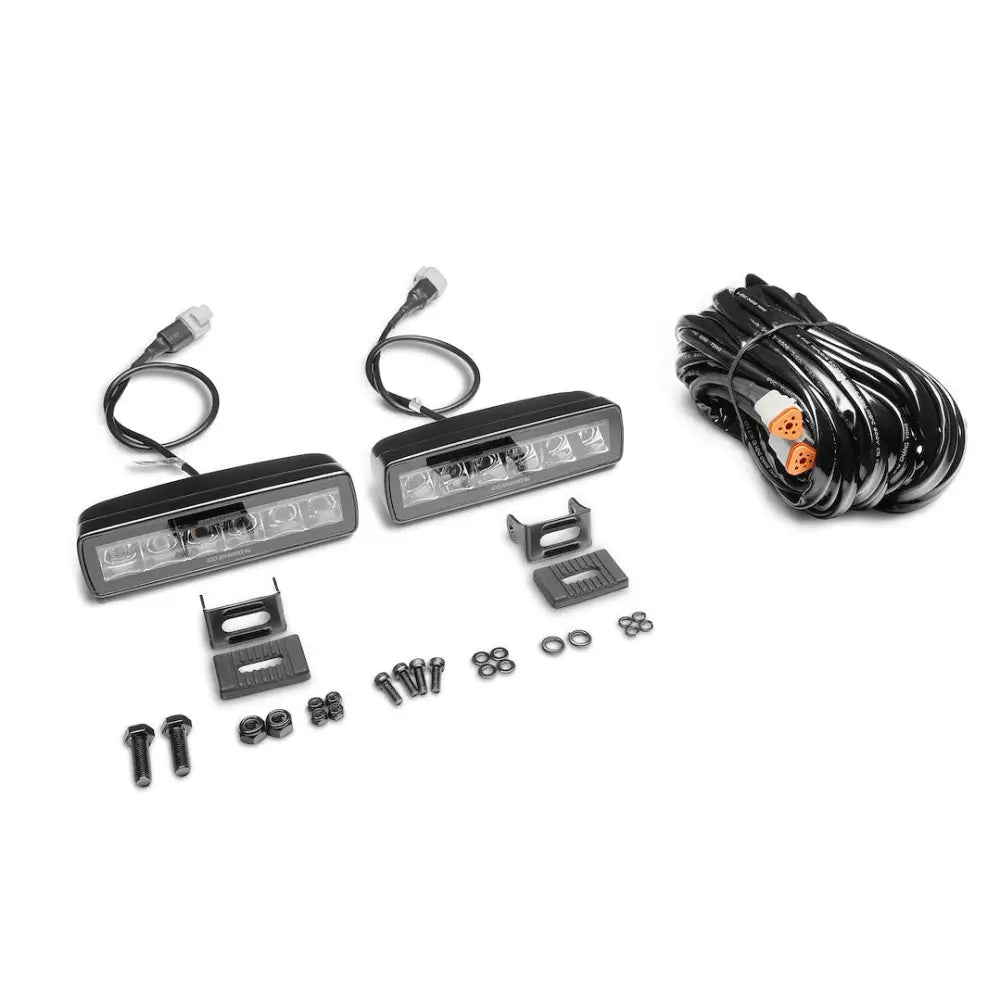 GO Rhino Stem Mount Installation Light Bar 750600622SBS - Black Out Combo Series Lights Pai