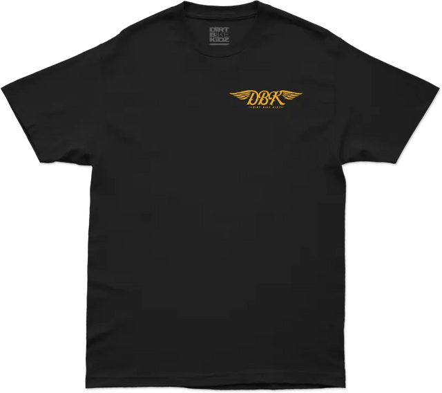 Goldwings Tee Black 2x - DBK