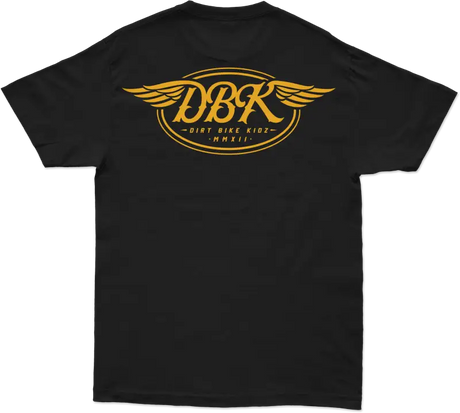 Goldwings Tee Black Lg - DBK