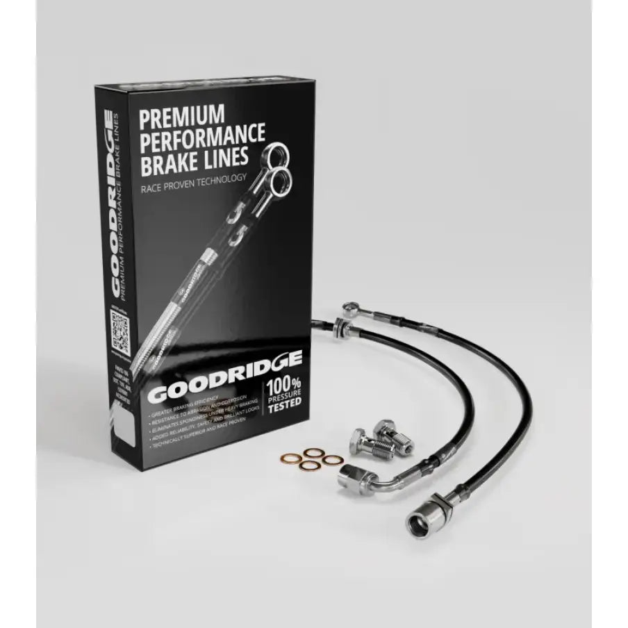 Goodridge 02-21 Subaru WRX Stainless Steel Front Brake Lines - Brakes