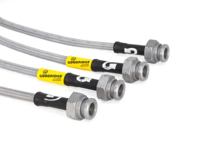 Braided stainless steel brake lines for 350z G35 G35 brake lines upgrade by Goodridge