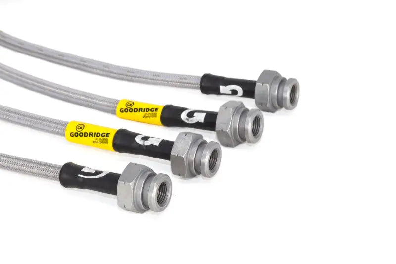 Braided stainless steel brake lines for 350z G35 G35 brake lines upgrade by Goodridge