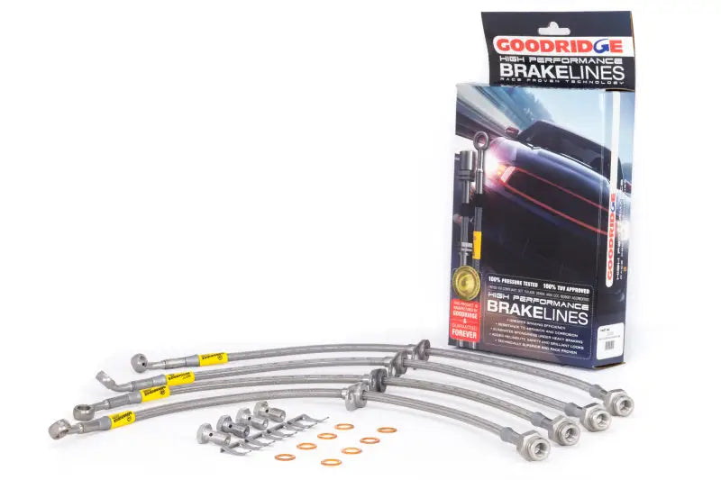 Goodridge 03 + Honda Accord w/ Rear Disc Brake Lines - Truck & Automotive