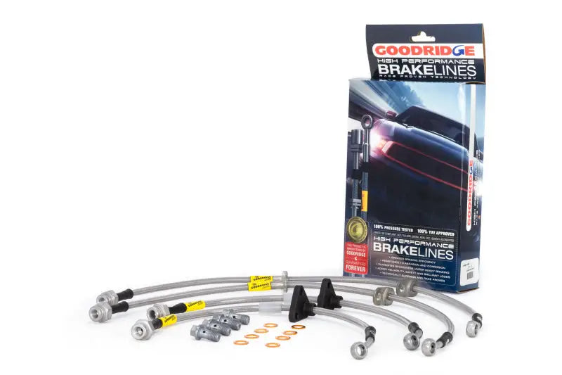 Goodridge high-performance brake lines kit for Honda S2000 brake system upgrade