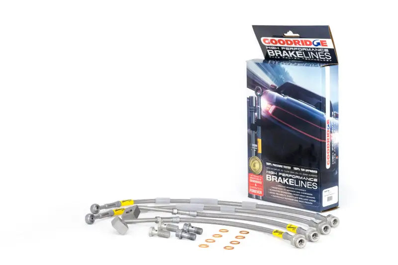 Goodridge 11-15 Jeep Grand Cherokee (Non SRT 8) / Dodge Durango (All Models) SS Brake Lines - Truck & Automotive