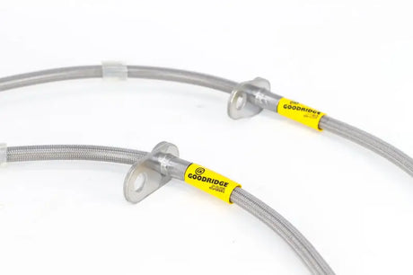 Braided stainless steel brake lines for Chevrolet Camaro with Brembo calipers mounting brackets