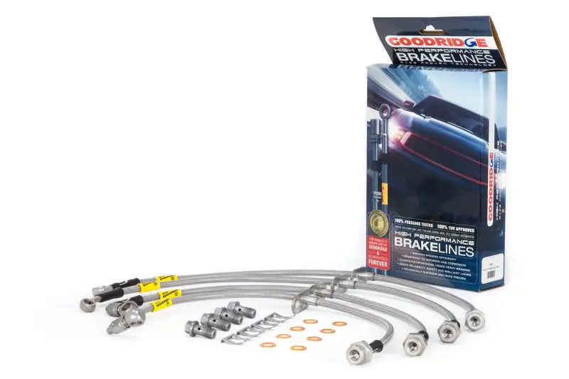 Goodridge 17-18 Honda Civic (Base/LX/EX) SS Brake Lines - Truck & Automotive