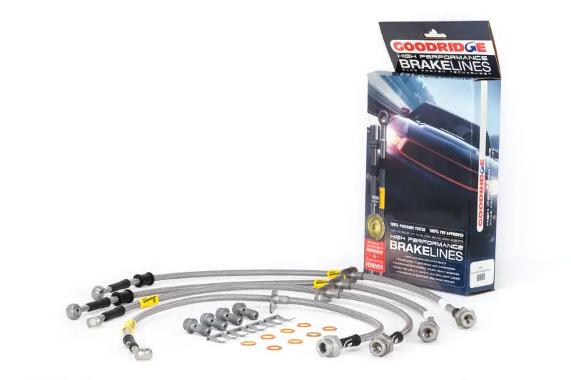 Goodridge 17-18 Honda Civic Hatchback SS Brake Lines - Truck & Automotive