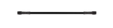 Goodridge 18in Universal Brake Line Assembly w/Black Zinc Fittings & Black Hose - Goodridge