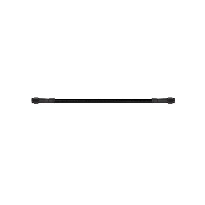 Goodridge 40in Universal Brake Line Assembly w/Black Zinc Fittings & Black Hose - Goodridge