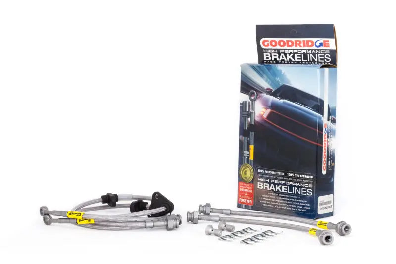 Goodridge 92-95 Honda Civic All Models w/ Rear Drum / 93-00 Del Sol SS Brake Lines - Truck & Automotive