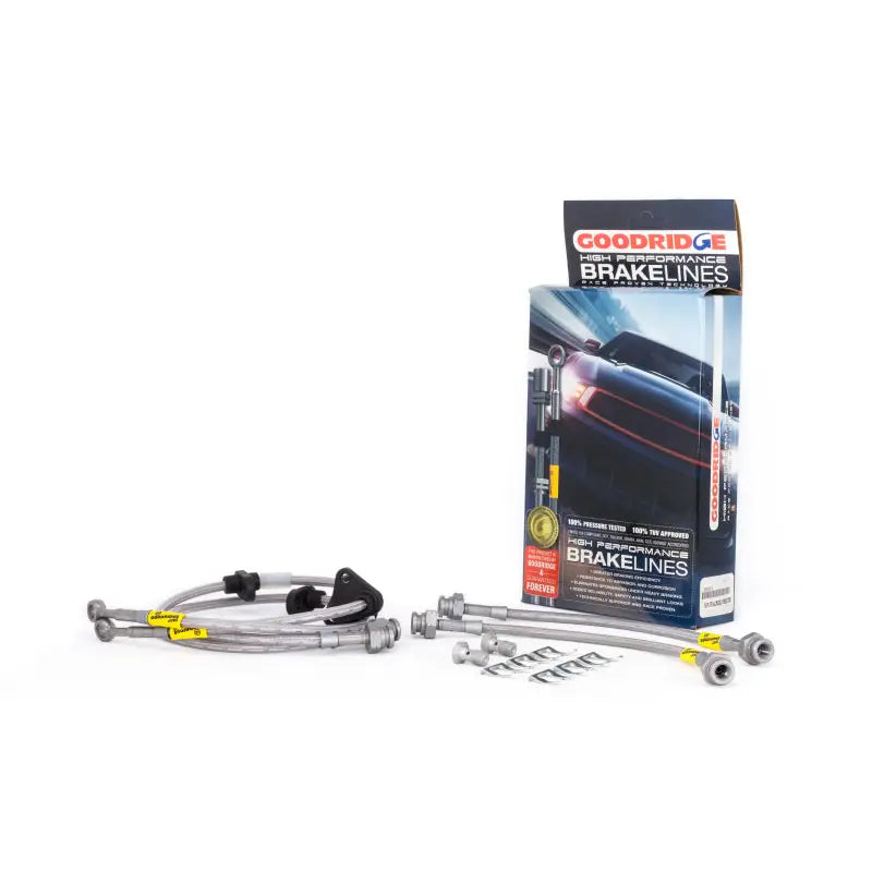 Goodridge 20015 Goodridge 92-95 Honda Civic All Models w/ Rear Drum / 93-00 Del Sol Rear Drum SS Brake Lines