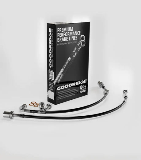 Goodridge 95-23 Toyota 4Runner Stainless Steel Front Brake Lines - Brakes