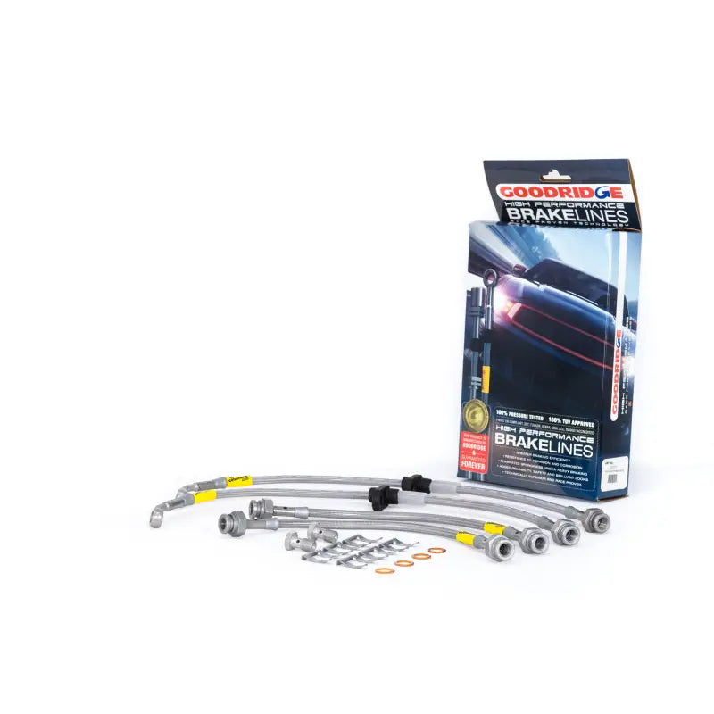 Goodridge 20019 Goodridge 96-00 Honda Civic CX/DX/HX w/ Small Front Rotors SS Brake Lines