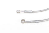 Braided stainless steel brake lines for Honda Civic LX/EX with LG front rotors