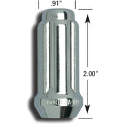 Gorilla Closed End Design Prevents Rusting Lug Nut 26108HT - Lugnut 14MMX2.00 Dsd 60