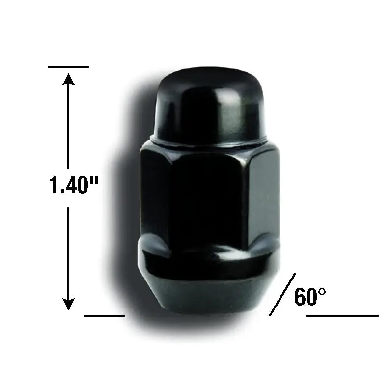 Gorilla 41127BCB Acorn bulge Black Chrome