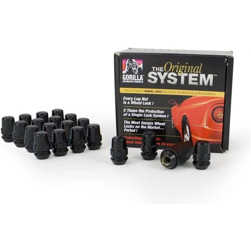 Gorilla Easy To Use Wheel Installation Kit 71643NBC - Black 20PK Locks 14MMX1.5