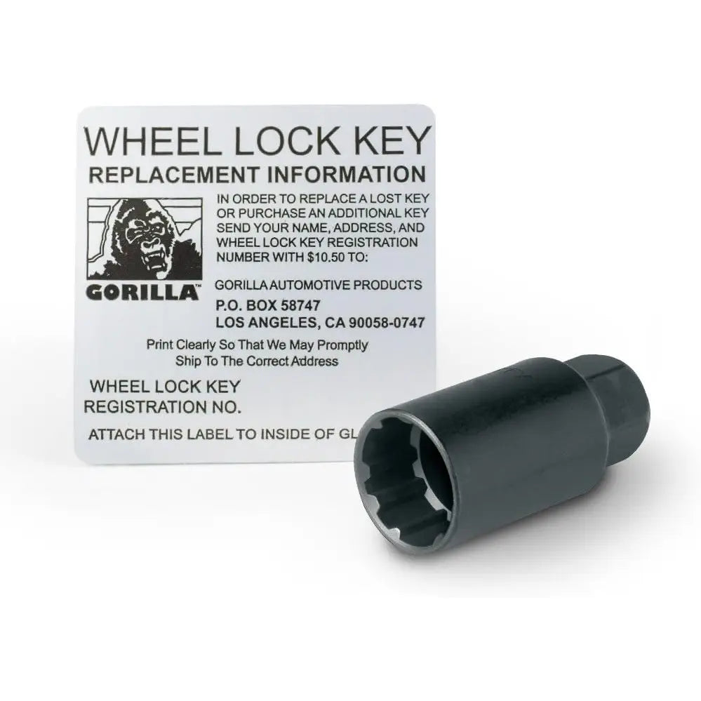 Gorilla Easy To Use Wheel Installation Kit 71643NBC - Black 20PK Locks 14MMX1.5