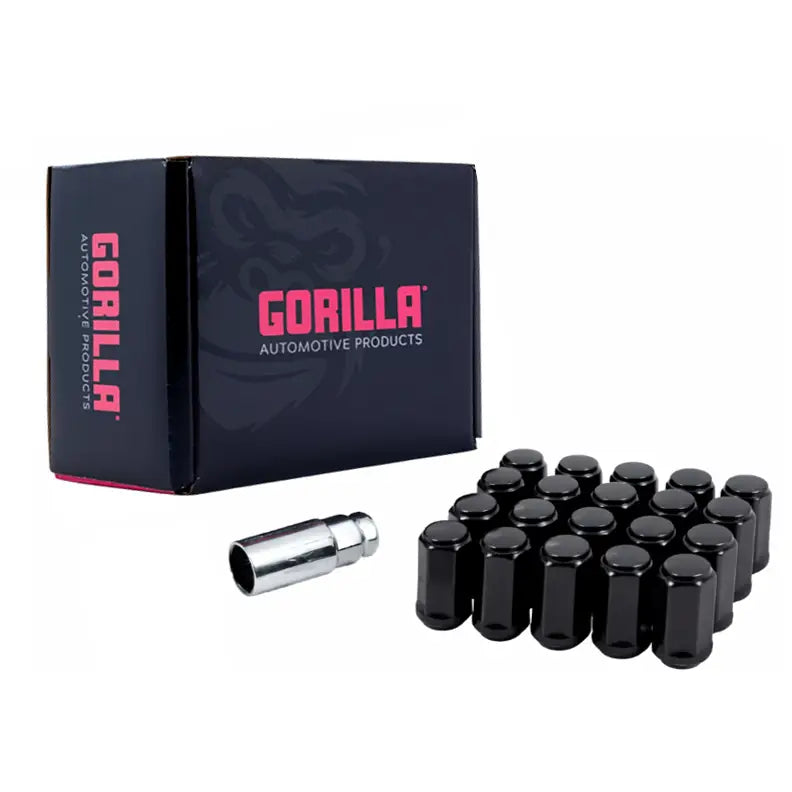 Gorilla High Corrosion Resistance Wheel Installation Kit K5LT19-00916BGR - Black 5LUG 16 Hex Wik Duplex