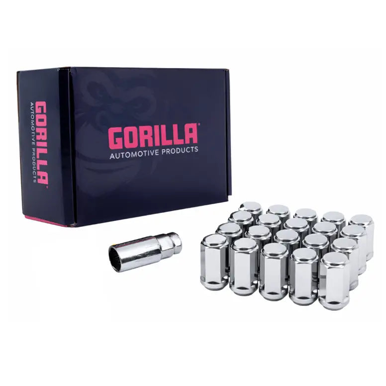 Gorilla High Corrosion Resistance Wheel Installation Kit K5LT19-00916GR - Chrome 5LUG 16 Hex Wik Duplex