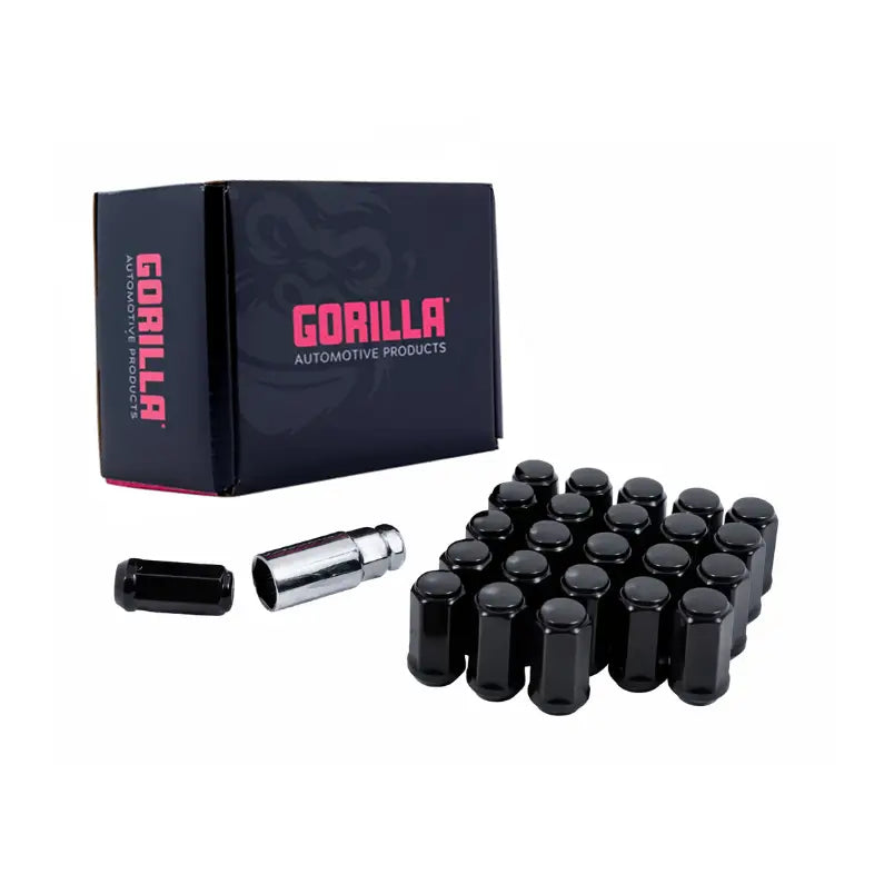 Gorilla High Corrosion Resistance Wheel Installation Kit K6LT19-00716BGR - Black 6LUG 16 Hex Wik Duplex