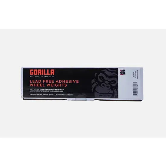 Gorilla Stick On Design Wheel Balance Weight 10006FG - Silver Gor OZ 30-6 OZ Strips