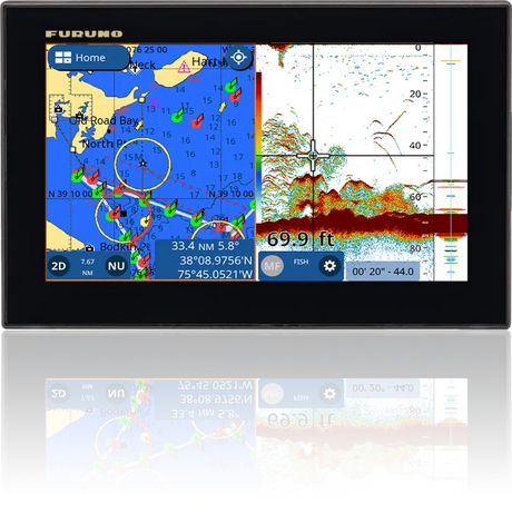 GP1971F Furuno Gp1971F 9’ Plotter/Chirp Sounder - Multi Function Display
