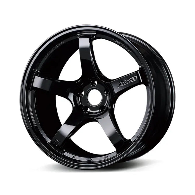 Gram Lights 57CR 17x9 +38 5x114.3 Gloss Black Wheel - Gram Lights
