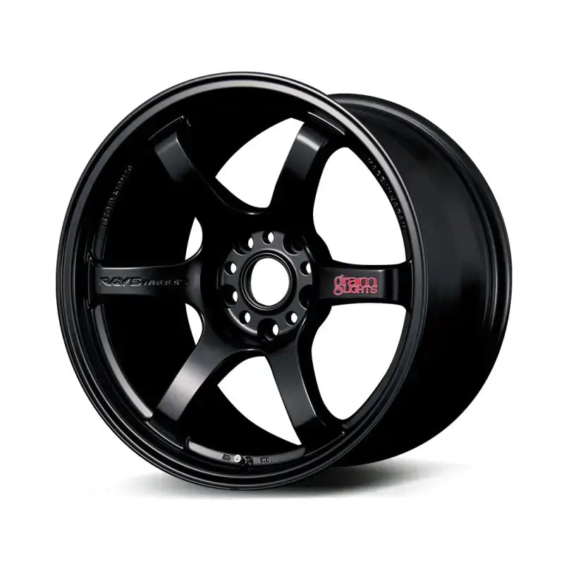 Gram Lights 57DR 18x9.5 +22 5-114.3 Semi Gloss Black Wheel - Gram Lights