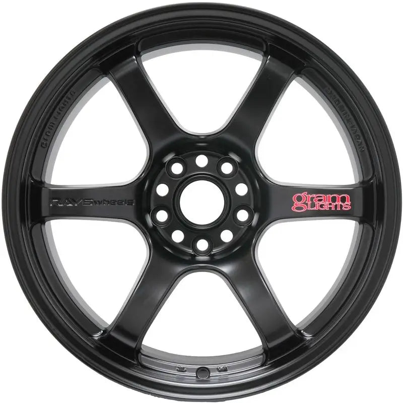 Gram Lights WGIX38EH Gram Lights 57DR 18x9.5 +38 5-114.3 Semi Gloss Black Wheel