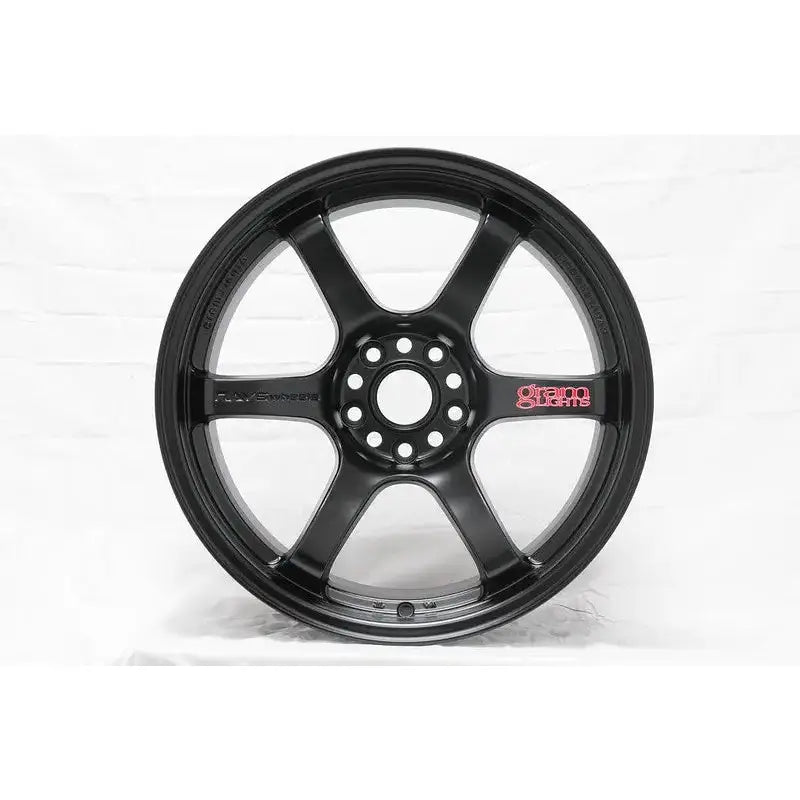 Gram Lights 57DR 19x9.5 + 25 5-114.3 Semi Gloss Black - Truck & Automotive