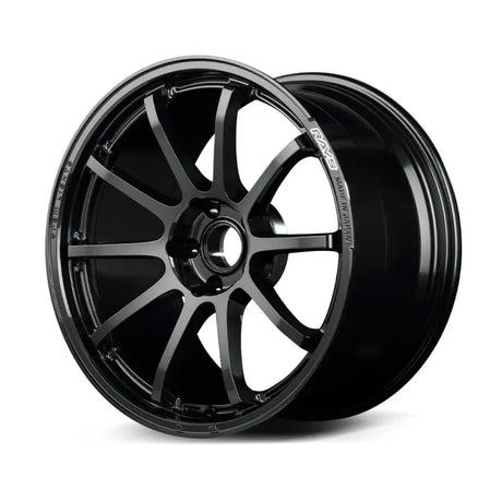 Gram Lights 57NR 18x9.5 + 38 5-114.3 Glass Black Wheel - Wheels