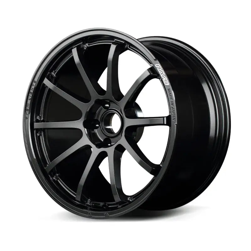 Gram Lights 57NR 18x9.5 + 38 5-114.3 Glass Black Wheel - Wheels