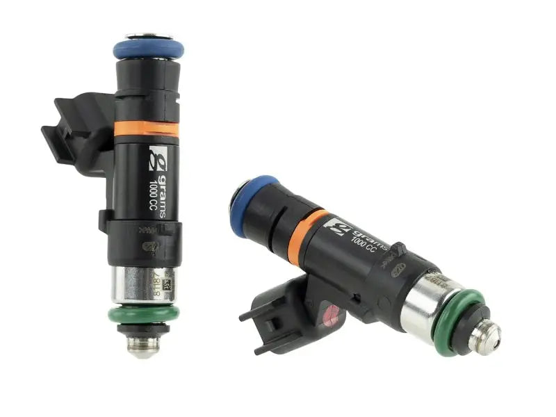 Grams Performance 1000cc fuel injectors for Honda S2000 in black and orange