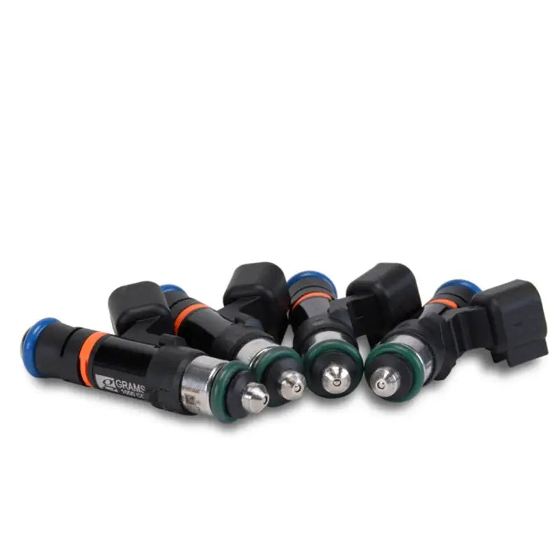Grams Performance 1000cc fuel injectors for Honda S2000, black orange set of 4