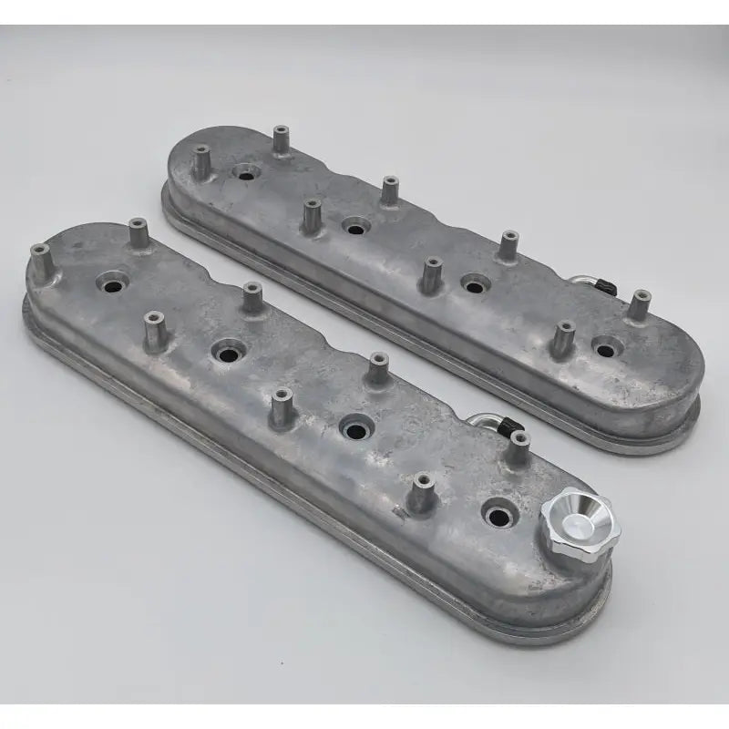 Granatelli 96-22 GM LS Tall Valve Cover w/Integral Angled Coil Mounts - Cast Finish - 640360
