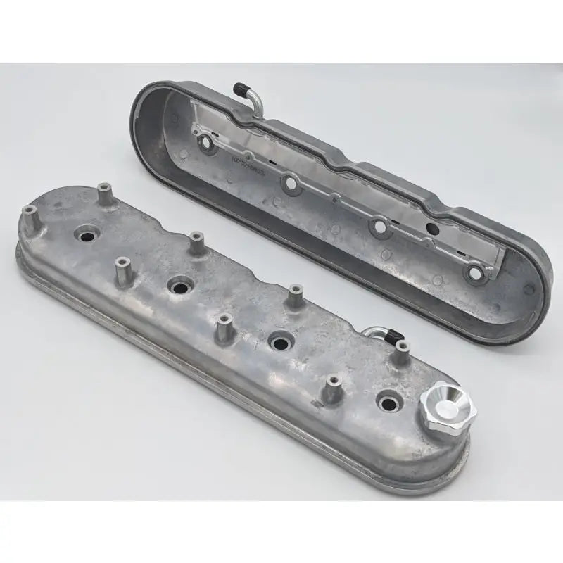 Granatelli 96-22 GM LS Tall Valve Cover w/Integral Angled Coil Mounts - Cast Finish - 640360