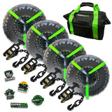 Rhino USA Lasso Straps; Basket Straps - Green - Rhino USA