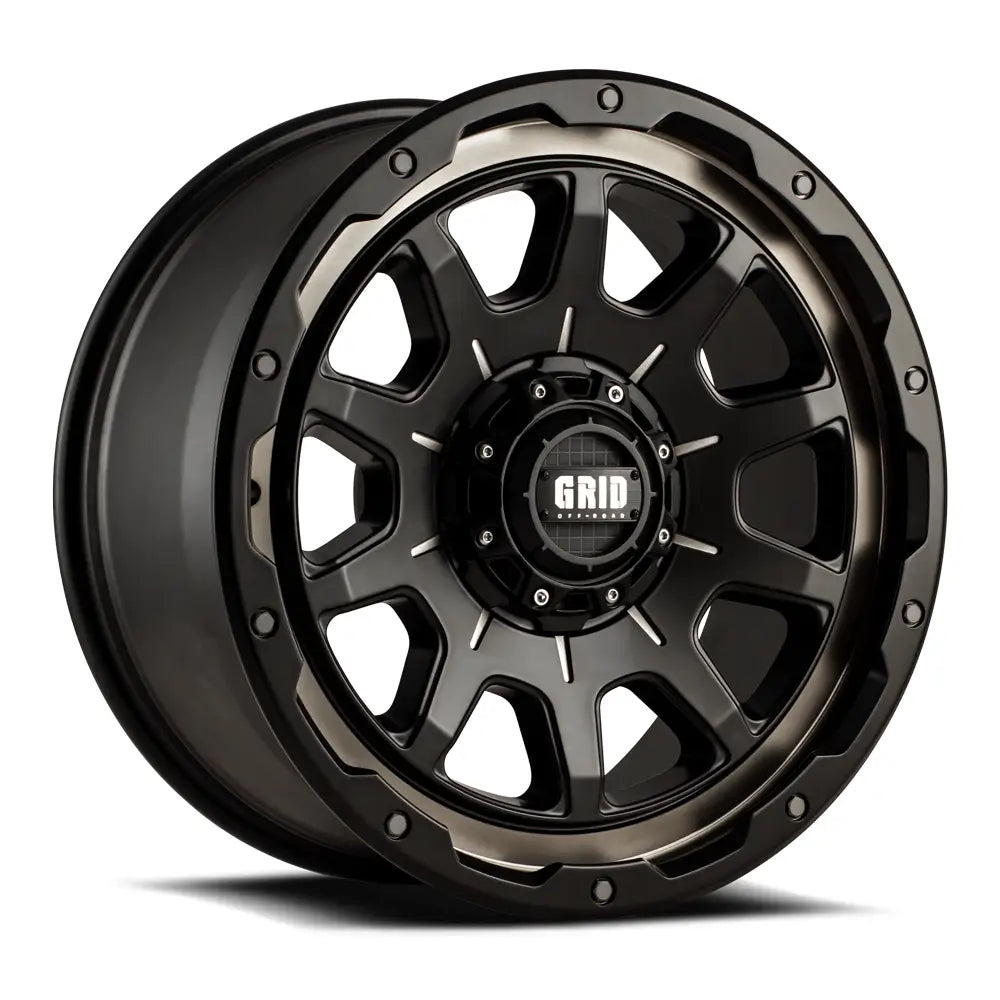 Grid Wheels Custom Backspacing E17927B178 - 15 17X9.0 5X114.3 127 -12 78.1