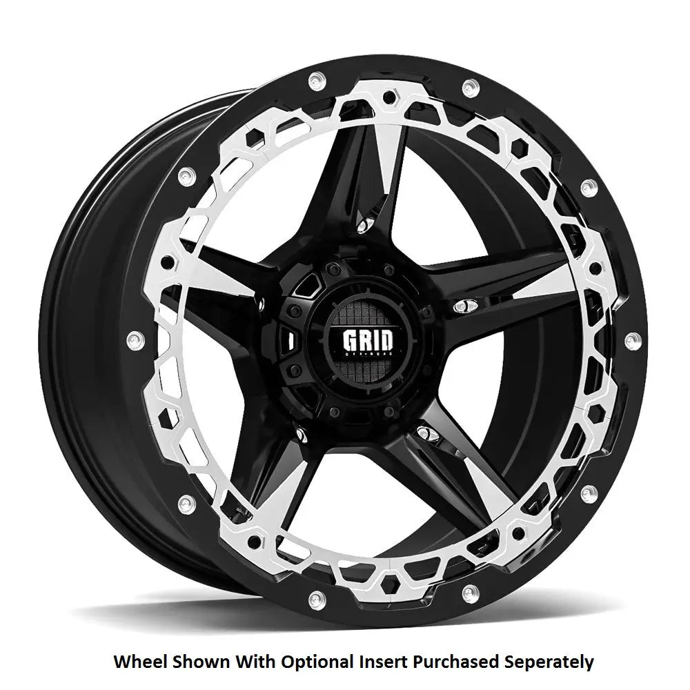 Grid Wheels With Grid Logo Center Cap GD0417090052B0087 - 04 17X9.0 5X127 139.7 87.1