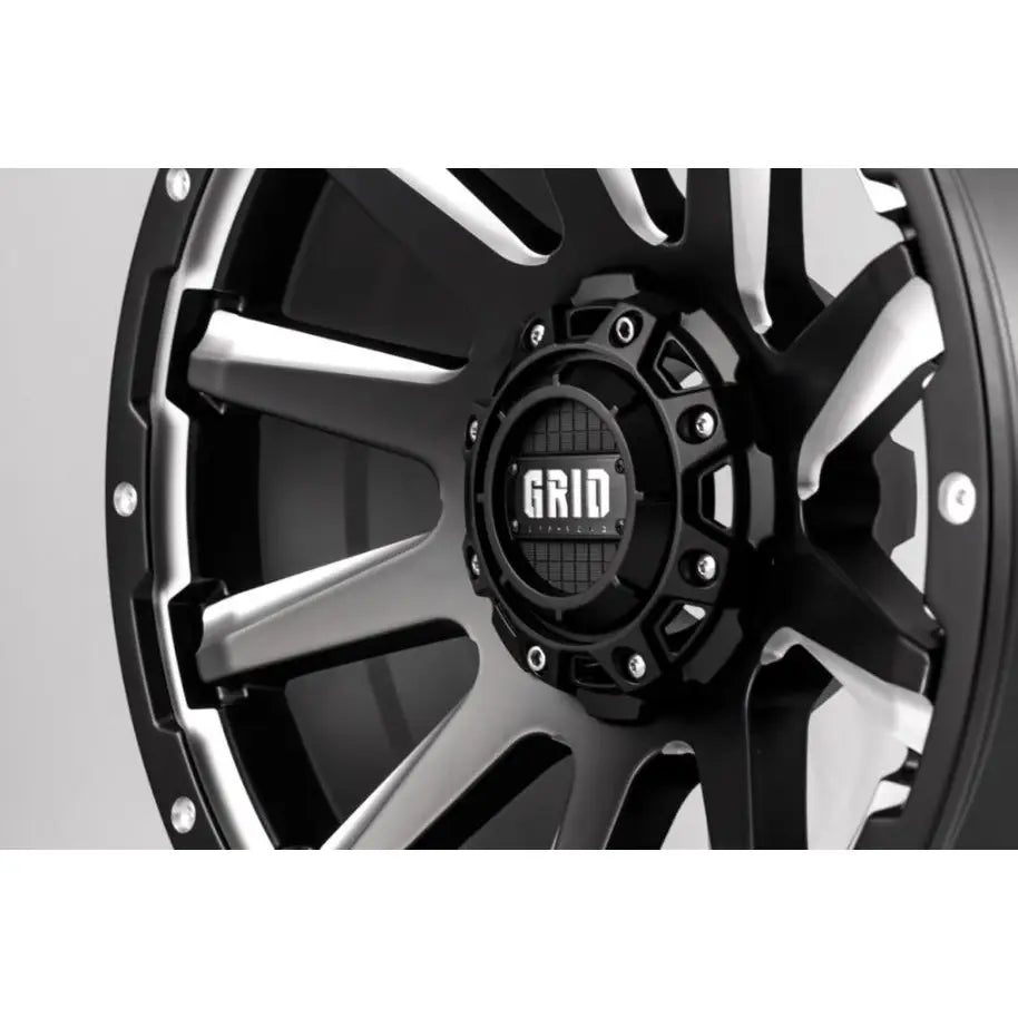 Grid Wheels With Grid Logo Center Cap GD0520090645F3566 - GD05 20X9.0 6X114.3 35 66.1 Mbmd
