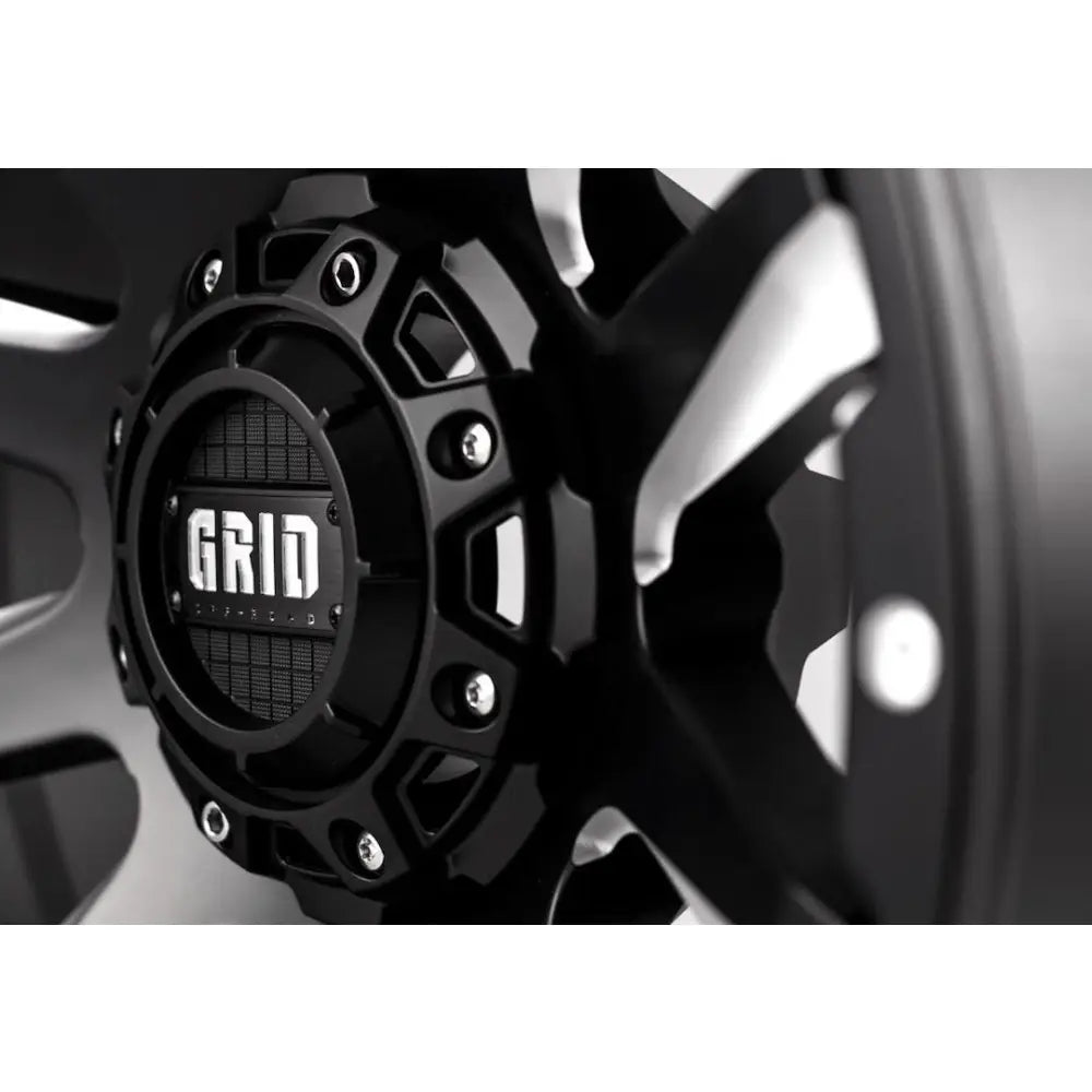 Grid Wheels With Grid Logo Center Cap GD0520090645F3566 - GD05 20X9.0 6X114.3 35 66.1 Mbmd