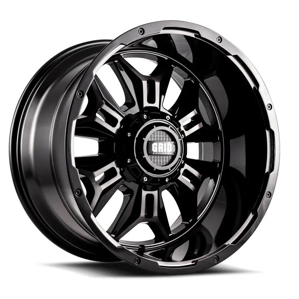 Grid Wheels With Grid Logo Center Cap GD1122120052S487 - 11 22X12.0 5X127 139.7 -44 87.1